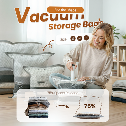 🐰🛍️ Bolsas de Armazenamento a Vácuo + Bomba Portátil | Oferta Imperdível 50% OFF 🚀💥