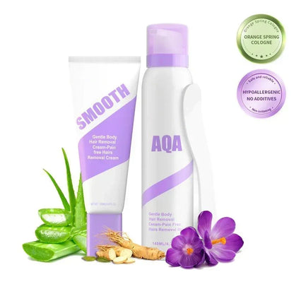 🔥 50% DE DESCONTO | Mousse Depilatória Suave 140 ml – Pele Lisa de Forma Rápida e Prática