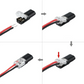 Kit 40 Conectores Rápidos de Fios Duplos 18-22AWG, Conector com Trava de Segurança e Proteção Contra Chamas, Emenda de Cabo sem Solda para Casa, Automóvel, Reparos Elétricos e Projetos DIY