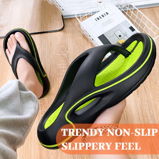 🩴Chinelo de dedo confortável para o verão com solado grosso.