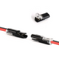 Kit 40 Conectores Rápidos de Fios Duplos 18-22AWG, Conector com Trava de Segurança e Proteção Contra Chamas, Emenda de Cabo sem Solda para Casa, Automóvel, Reparos Elétricos e Projetos DIY