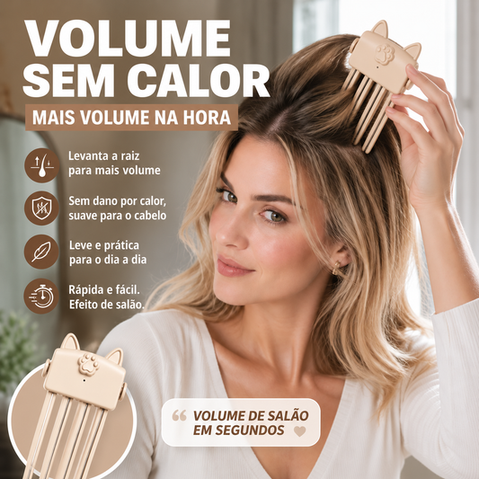 🔥 50% de Desconto | Presilha para Volume na Raiz – Cabelo Mais Volumoso em Minutos