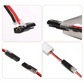 Kit 40 Conectores Rápidos de Fios Duplos 18-22AWG, Conector com Trava de Segurança e Proteção Contra Chamas, Emenda de Cabo sem Solda para Casa, Automóvel, Reparos Elétricos e Projetos DIY