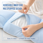 Almofada Lombar Ergonômica Envolvente com Suporte em 3 Zonas | Conforto para Dormir e Relaxar | 50% DE DESCONTO