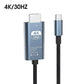 🎬 50% DE DESCONTO! 🔌 Adaptador 4K Ultra HD Tipo C para HDMI – Plug & Play, compatível e com streaming estável 📺
