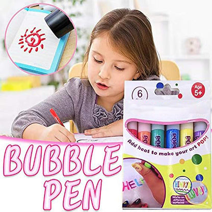 🎄 Promoção de Natal: Canetas Mágicas 3D com Efeito em Relevo Ativado pelo Calor – Kit Criativo Infantil com até 50% de Desconto