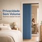 Cortina para Porta Sanfonada Magnética Sem Perfuração