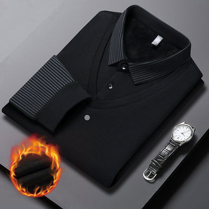 🔥Camisa de duas peças com lapela listrada🤩Compre 2 frete grátis