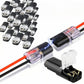 Kit 40 Conectores Rápidos de Fios Duplos 18-22AWG, Conector com Trava de Segurança e Proteção Contra Chamas, Emenda de Cabo sem Solda para Casa, Automóvel, Reparos Elétricos e Projetos DIY