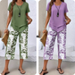 👚 50% DE DESCONTO AGORA! 🔥 Conjunto Blusa Gola Redonda Solta e Calça Pantalona – Tecido macio, modelagem fluida e ideal para o dia a dia 🌸