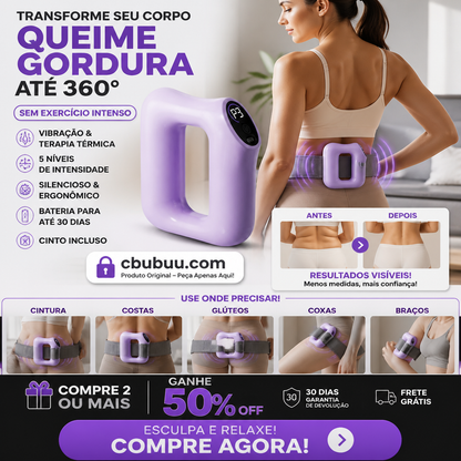 💪🌿 Anel massageador portátil com 5 velocidades – Alça ajustável, alívio profundo dos tecidos, alívio da dor muscular para uso em casa, na academia e em viagens 🌟👑