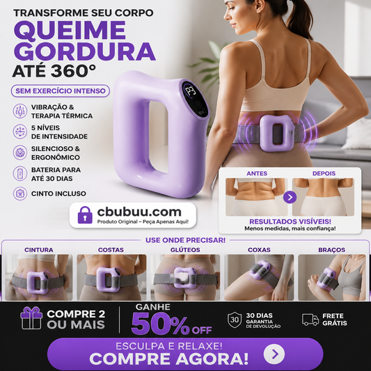 💪🌿 Anel massageador portátil com 5 velocidades – Alça ajustável, alívio profundo dos tecidos, alívio da dor muscular para uso em casa, na academia e em viagens 🌟👑