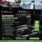 ✨✨Suporte para celular para porta-copos de carro – Ajustável em 360°, ímã N52 potente, operação com uma só mão, compatível com todos os celulares, modelos estáveis com fixação magnética e por presilha para uma direção segura.