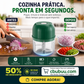 🔪⚡ Mini processador elétrico USB – pique alimentos em segundos sem esforço