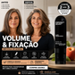 🎉50% Off! 👩 Spray volumizador e fixador com aroma de pêssego — para cabelos leves, cheios e com fixação duradoura.