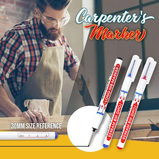 ✨🖌️Caneta multifuncional para marcenaria com ponta longa