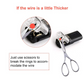 Kit 40 Conectores Rápidos de Fios Duplos 18-22AWG, Conector com Trava de Segurança e Proteção Contra Chamas, Emenda de Cabo sem Solda para Casa, Automóvel, Reparos Elétricos e Projetos DIY