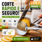 🍋 50% DE DESCONTO! 🔪 Fatiador manual em liga de alumínio – Grau alimentício, corte rápido e fácil de segurar – Ideal para limões, tomates, cebolas e frutas macias 🥗