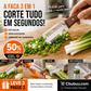 🥦 Ferramenta de Cozinha 3 em 1 para Fatiar e Descascar Cebola Verde