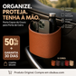 🚗✨ Porta-Copos Universal de Couro para Carro – Mais organização, praticidade e itens sempre ao seu alcance