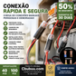 Kit 40 Conectores Rápidos de Fios Duplos 18-22AWG, Conector com Trava de Segurança e Proteção Contra Chamas, Emenda de Cabo sem Solda para Casa, Automóvel, Reparos Elétricos e Projetos DIY