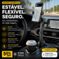 ✨✨Suporte para celular para porta-copos de carro – Ajustável em 360°, ímã N52 potente, operação com uma só mão, compatível com todos os celulares, modelos estáveis com fixação magnética e por presilha para uma direção segura.