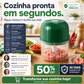 🔪⚡ Mini processador elétrico USB – pique alimentos em segundos sem esforço