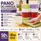 🧽✨ Rolo de Limpeza de Microfibra Destacável – Absorção rápida para uma casa sempre limpa e impecável