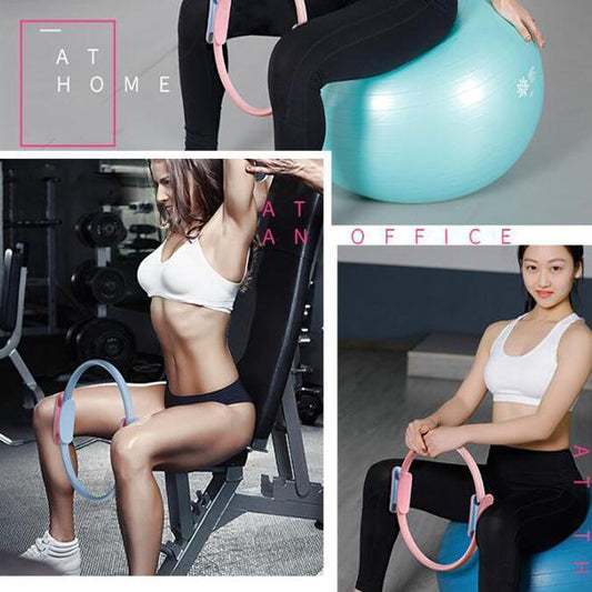 🔥 50% DE DESCONTO AGORA! 💪 Pilates Ring Fitness Trainer – Resistência ajustável, tonifica braços/pernas/núcleo e perfeito para exercícios em casa 🏋️‍♀️📦