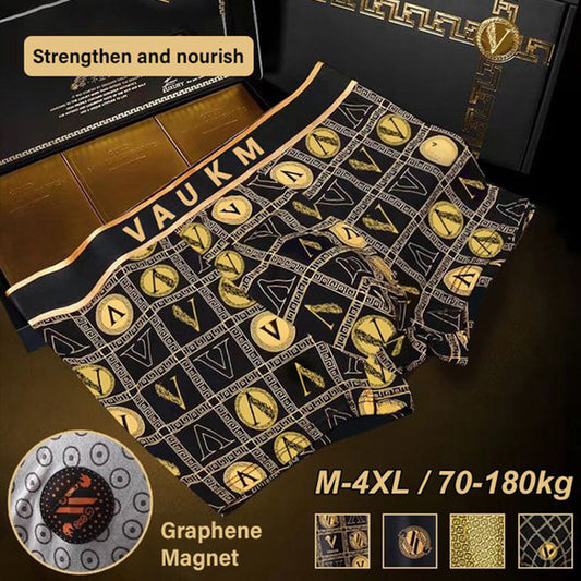 🔥Cuecas masculinas de luxo, magnéticas e respiráveis