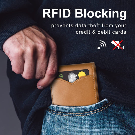 💳🛡️ Carteira RFID ultrafina em microfibra premium – segura, elegante e durável