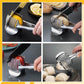 🍋 50% DE DESCONTO! 🔪 Fatiador manual em liga de alumínio – Grau alimentício, corte rápido e fácil de segurar – Ideal para limões, tomates, cebolas e frutas macias 🥗