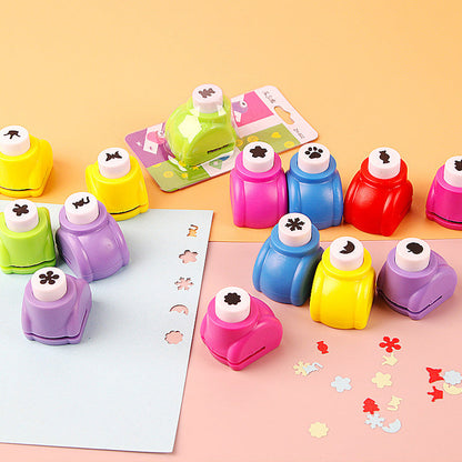 ✨ Transforme Papel Comum em Formas Divertidas! Kit Criativo Infantil com Furadores Decorativos | 50% de Desconto