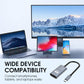 🎬 50% DE DESCONTO! 🔌 Adaptador 4K Ultra HD Tipo C para HDMI – Plug & Play, compatível e com streaming estável 📺
