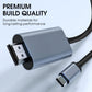 🎬 50% DE DESCONTO! 🔌 Adaptador 4K Ultra HD Tipo C para HDMI – Plug & Play, compatível e com streaming estável 📺