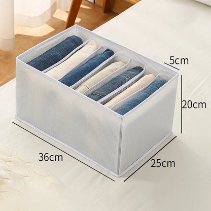 👕 Organizador de Roupas com 7 Divisórias – Mais Espaço e Organização para Gavetas e Guarda-Roupas | 50% de Desconto