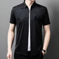 Camisa Masculina de Botão com Mangas Curtas para Negócios