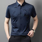 Camisa Masculina de Botão com Mangas Curtas para Negócios