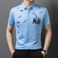 Camisa Masculina de Botão com Mangas Curtas para Negócios