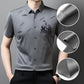 Camisa Masculina de Botão com Mangas Curtas para Negócios