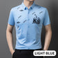 Camisa Masculina de Botão com Mangas Curtas para Negócios