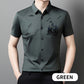 Camisa Masculina de Botão com Mangas Curtas para Negócios