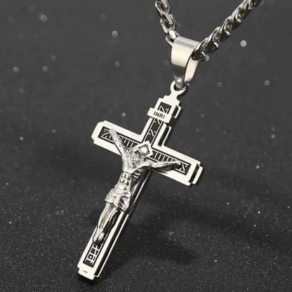 🎅Promoção Imperdível: 50% de desconto🔥 Colar com pingente de cruz, delicado e de elegância atemporal