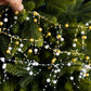 Artificial Pearl Bead Garland for Christmas Tree