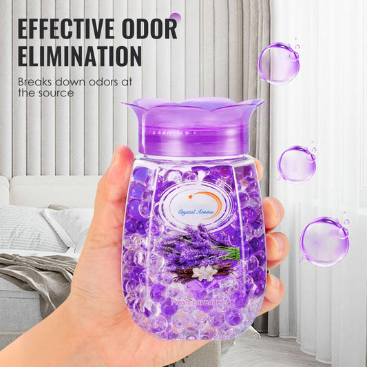 Ambientador de longa duração com contas aromáticas de cristal