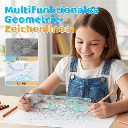 🔥👉Régua multifuncional para desenho geométrico