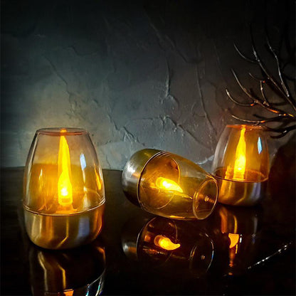🕯️ COMPRE 2, GANHE 1 GRÁTIS! ☀️ Lâmpadas de Mesa LED Solar 6-Pack – Sem Chama & À Prova D'água, Liga/Desliga Automática com Sensor de Crepúsculo para Jardim e Festas 🏕️