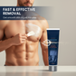 Creme depilatório de ação rápida para homens