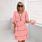 🎊📣Vestido feminino elegante de manga com babados em camadas