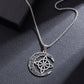 Celtic Moon Pendant Necklace